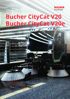 Compact veegmachines Bucher-Schörling CityCat V20