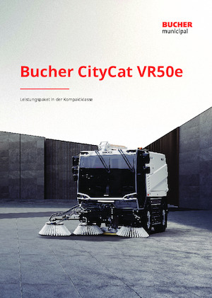 Compact veegmachines Bucher-Schörling CityCat VR50e