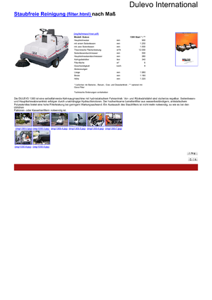 Compact veegmachines Dulevo Dulevo 1300 Star SK Gas