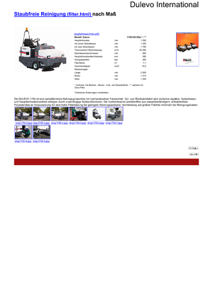 Compact veegmachines Dulevo Dulevo 1750/100 Elite EH