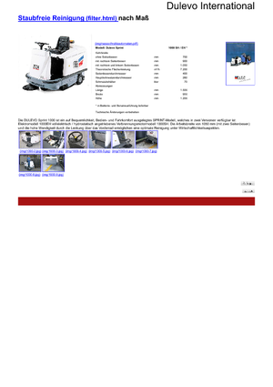 Compact veegmachines Dulevo Dulevo Sprint 1000 EH