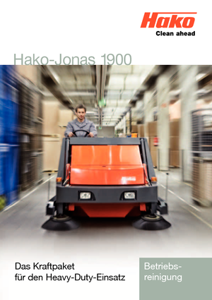 Compact veegmachines Hako Jonas 1900 V
