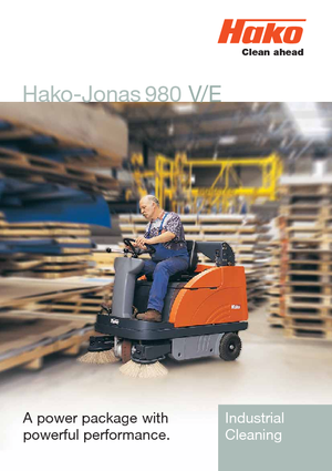Compact veegmachines Hako Jonas 980 VH