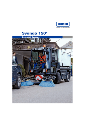 Compact veegmachines Schmidt Swingo 150