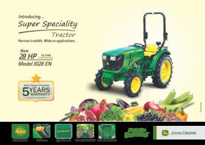 Compacttrekkers John Deere 3028EN