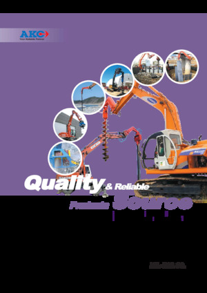 Compactors voor hydraulische graafmachines All-Kor AKT 300