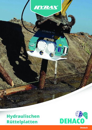 Compactors voor hydraulische graafmachines Dehaco HYRAX 125