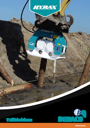 Compactors voor hydraulische graafmachines Dehaco HYRAX 125