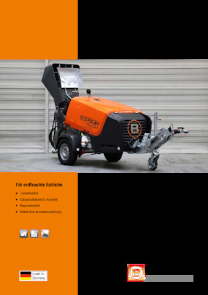 Pneumatische transportbanden Brinkmann EstrichBoy EC 450 BS Flex Drive 