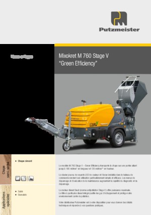 Pneumatische transportbanden Putzmeister M 760 DHB 