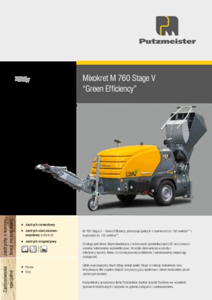 Pneumatische transportbanden Putzmeister M 760 DHB 