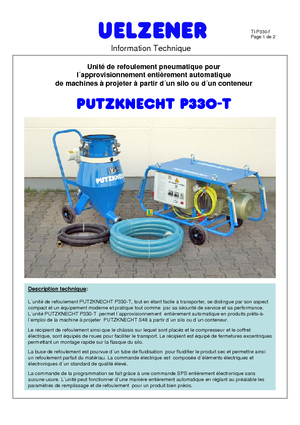 Pneumatische transportbanden Uelzener P 330-100