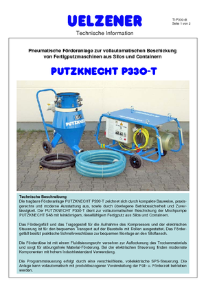 Pneumatische transportbanden Uelzener P 330-100