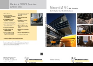 Pneumatische transportbanden Putzmeister M 760 DHB