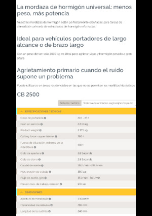 Betonbrekers Epiroc CB 2500