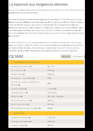 Betonbrekers Epiroc CB 5500