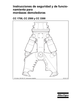 Betonbrekers Atlas Copco CC 2500S