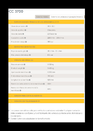Betonbrekers Epiroc CC 3700 U