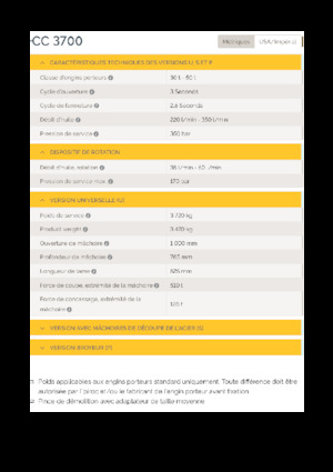 Betonbrekers Epiroc CC 3700 U