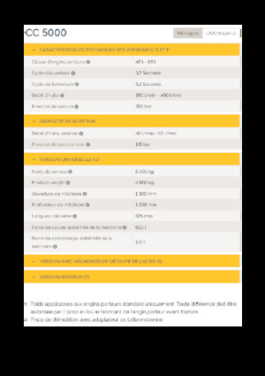 Betonbrekers Epiroc CC 5000 U