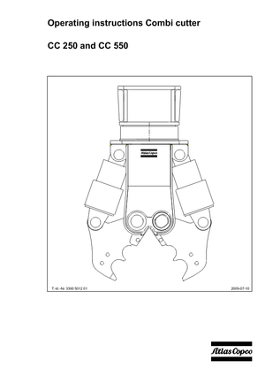 Betonbrekers Atlas Copco CC 550
