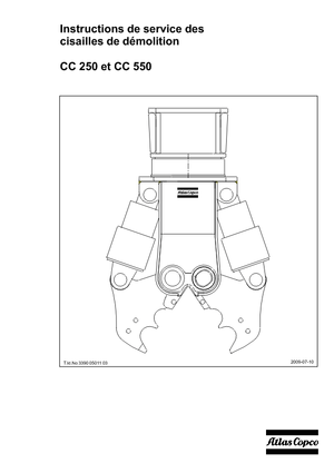 Betonbrekers Atlas Copco CC 550