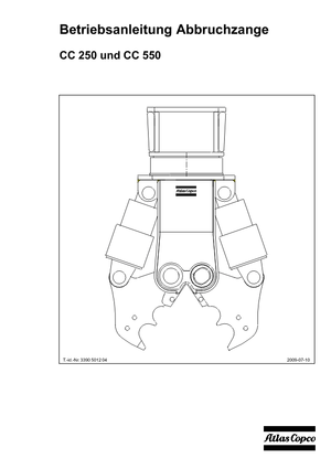 Betonbrekers Atlas Copco CC 550