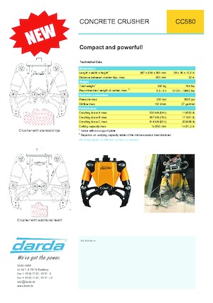 Betonbrekers Darda CC580