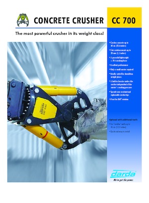 Betonbrekers Darda CC700