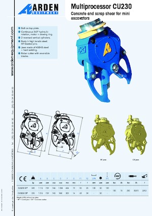 Betonbrekers Arden CU 0230 CB
