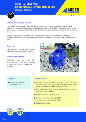 Betonbrekers Arden CU350