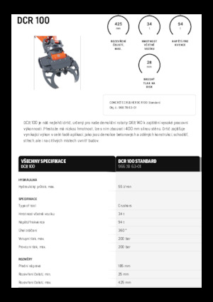 Betonbrekers Husqvarna DCR 100