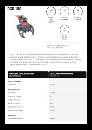 Betonbrekers Husqvarna DCR 100