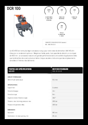 Betonbrekers Husqvarna DCR 100