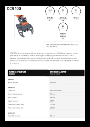 Betonbrekers Husqvarna DCR 100