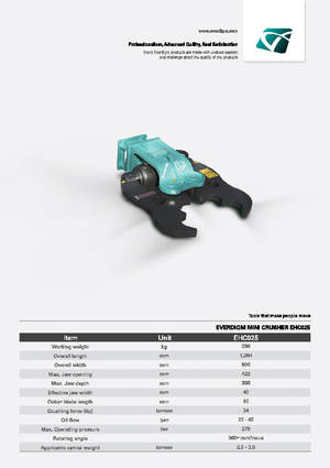 Multiprocessors Everdigm EHC025