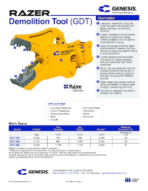 Betonbrekers Genesis GDT 290 