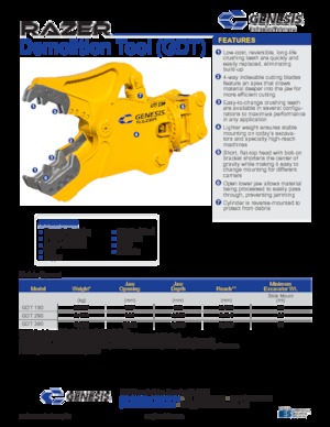 Betonbrekers Genesis GDT 190 