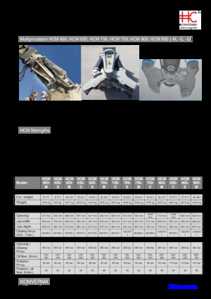 Multiprocessors Konverma HCM 750 M 