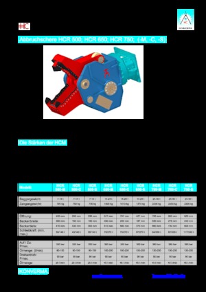 Multiprocessors Konverma HCR 750 M 