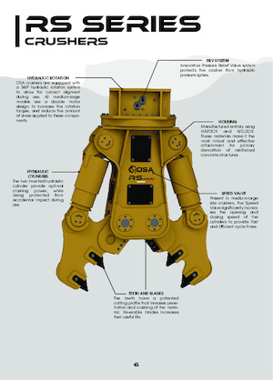 Betonbrekers OSA Demolition Equipment RS6000 