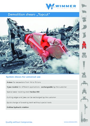 Betonbrekers WIMMER TC 1100 U