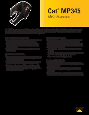 Multiprocessors Caterpillar MP345CC