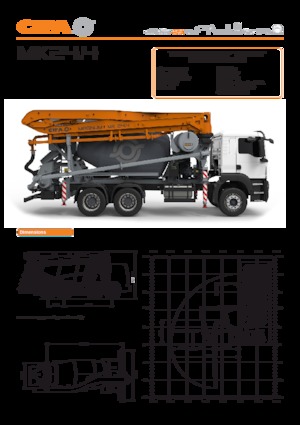 Truckmixers/ Betonpompen CIFA MK 24.4 Z 80/115