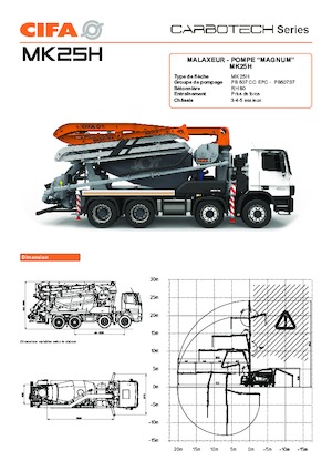Truckmixers/ Betonpompen CIFA MK25H