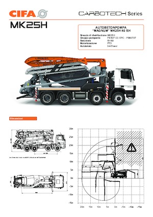 Truckmixers/ Betonpompen CIFA MK25H