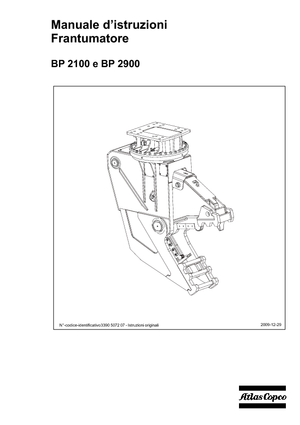 Betonverpulveraars Atlas Copco BP 2900