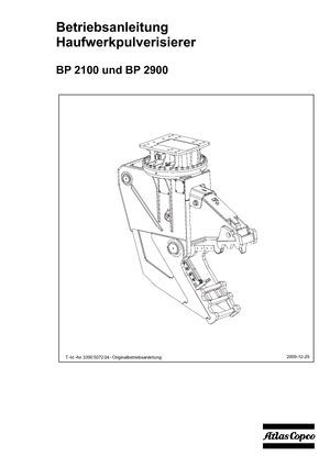 Betonverpulveraars Atlas Copco BP 2900