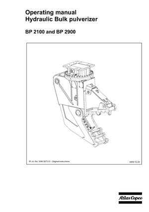 Betonverpulveraars Atlas Copco BP 2900