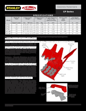 Betonverpulveraars LaBounty CP 80